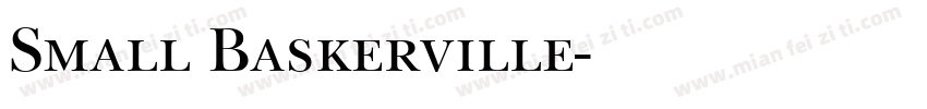 Small Baskerville字体转换